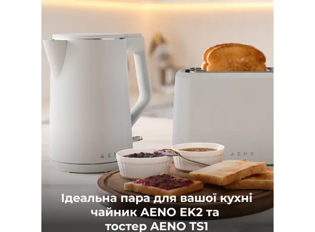 Тостер AENO TS1W, Страна регистрации бренда: Китай, Страна производитель: Китай, Доминирующий цвет: Белый - изображение 22