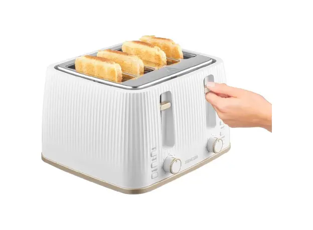 Тостер Sencor STS7540WH, Страна регистрации бренда: Чехия, Страна производитель: Китай, Доминирующий цвет: Белый - изображение 3