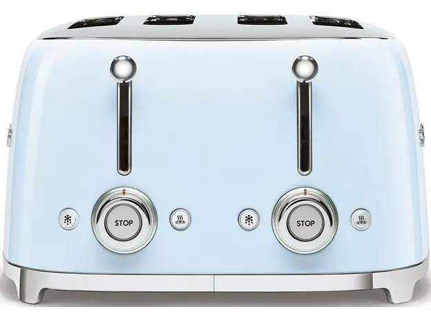 Тостер Smeg 50' Style TSF03PBEU Blue (8017709263379), Страна регистрации бренда: Италия, Страна производитель: Китай, Доминирующий цвет: Голубой - изображение 2