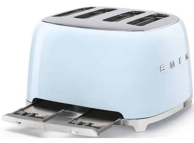 Тостер Smeg 50' Style TSF03PBEU Blue (8017709263379), Страна регистрации бренда: Италия, Страна производитель: Китай, Доминирующий цвет: Голубой - изображение 3