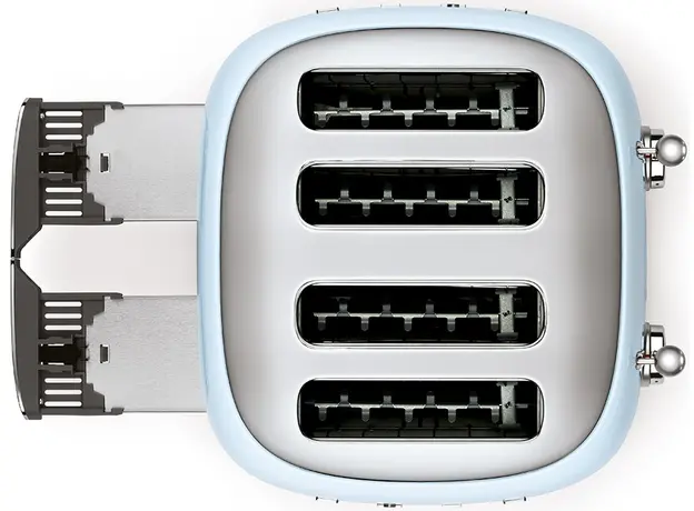 Тостер Smeg 50' Style TSF03PBEU Blue (8017709263379), Страна регистрации бренда: Италия, Страна производитель: Китай, Доминирующий цвет: Голубой - изображение 4