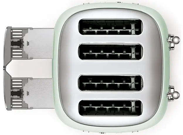 Тостер Smeg 50' Style Pastel Green TSF03PGEU (8017709263386), Страна регистрации бренда: Италия, Страна производитель: Китай, Доминирующий цвет: Зеленый - изображение 5