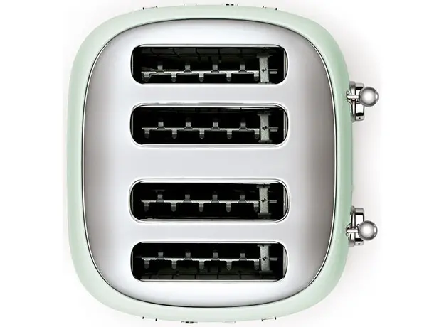 Тостер Smeg 50' Style Pastel Green TSF03PGEU (8017709263386), Страна регистрации бренда: Италия, Страна производитель: Китай, Доминирующий цвет: Зеленый - изображение 6