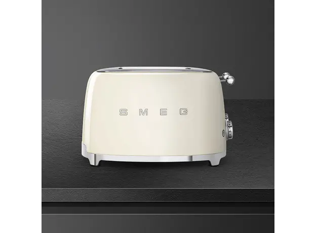 Тостер Smeg 50' Style Cream TSF03CREU (8017709263348), Страна регистрации бренда: Италия, Страна производитель: Китай, Доминирующий цвет: Кремовый - изображение 6