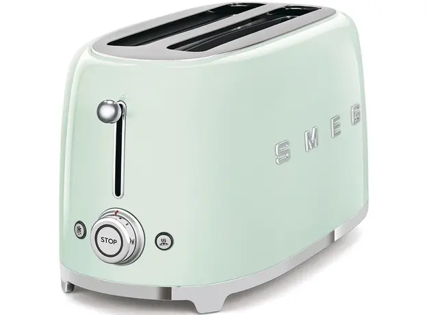 Тостер SMEG TSF02PGEU, Страна регистрации бренда: Италия, Страна производитель: Китай, Доминирующий цвет: Пастельный - изображение 2