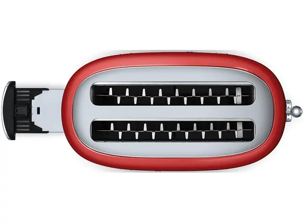 Тостер Smeg 50' Style Red TSF02RDEU (8017709190750), Страна регистрации бренда: Италия, Страна производитель: Китай, Доминирующий цвет: Красный - изображение 3