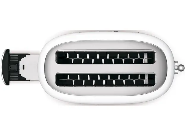 Тостер Smeg 50' Style White TSF02WHEU (8017709231125), Страна регистрации бренда: Италия, Страна производитель: Китай, Доминирующий цвет: Белый - изображение 2