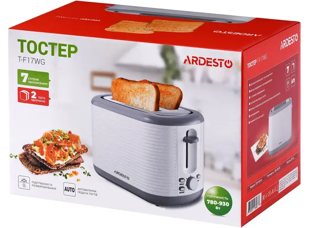 Тостер ARDESTO T-F17WG - изображение 4