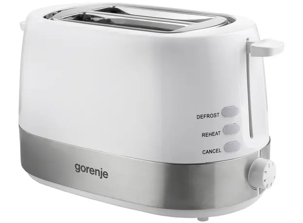 Тостер GORENJE T850WE, Страна регистрации бренда: Словения, Страна производитель: Китай, Доминирующий цвет: Белый 