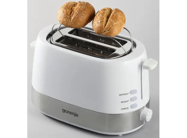 Тостер GORENJE T850WE, Страна регистрации бренда: Словения, Страна производитель: Китай, Доминирующий цвет: Белый - изображение 5