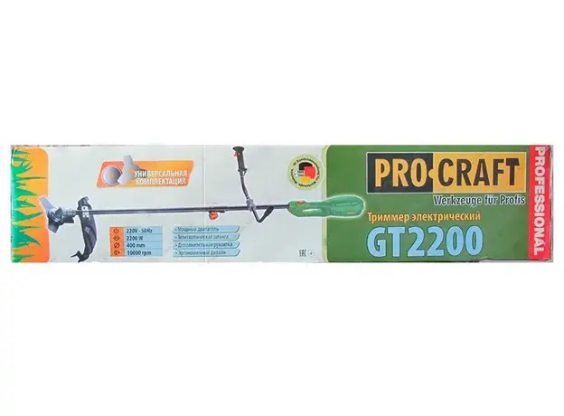 Электрокоса Procraft GT2200 - изображение 4