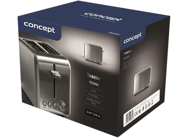 Тостер Concept Sinfonia TE2050 Inox (8595631008874) - изображение 8
