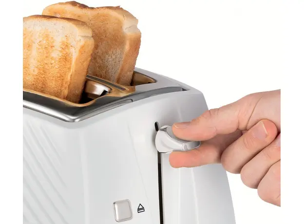 Тостер RUSSELL HOBBS Groove 2S White 26391-56, Страна регистрации бренда: Великобритания, Страна производитель: Китай, Доминирующий цвет: Белый - изображение 5