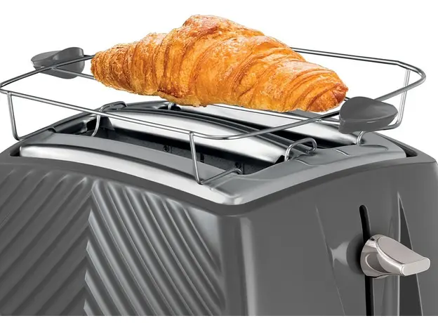 Тостер RUSSELL HOBBS Groove 2S 26392-56, Страна регистрации бренда: Великобритания, Страна производитель: Китай, Доминирующий цвет: Серый - изображение 5