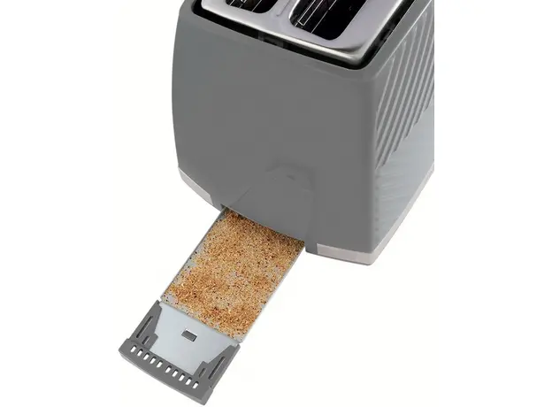 Тостер RUSSELL HOBBS Groove 2S 26392-56, Страна регистрации бренда: Великобритания, Страна производитель: Китай, Доминирующий цвет: Серый - изображение 6