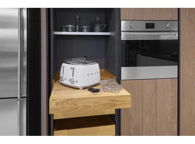 Тостер Smeg 50' Style White TSF03WHEU (8017709263409), Страна регистрации бренда: Италия, Страна производитель: Китай, Доминирующий цвет: Белый - изображение 8