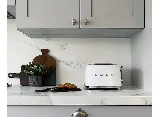 Тостер Smeg 50' Style White TSF03WHEU (8017709263409), Страна регистрации бренда: Италия, Страна производитель: Китай, Доминирующий цвет: Белый - изображение 9