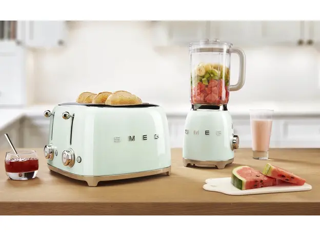 Тостер Smeg 50' Style Pastel Green TSF03PGEU (8017709263386), Страна регистрации бренда: Италия, Страна производитель: Китай, Доминирующий цвет: Зеленый - изображение 13