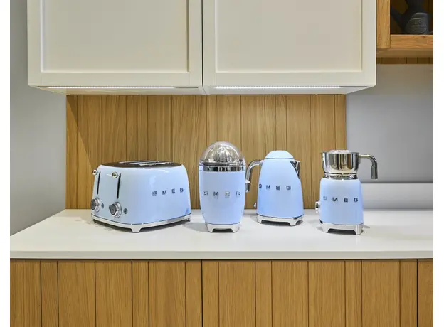 Тостер Smeg 50' Style TSF03PBEU Blue (8017709263379), Страна регистрации бренда: Италия, Страна производитель: Китай, Доминирующий цвет: Голубой - изображение 8