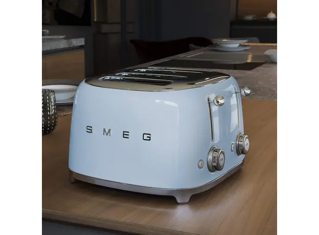 Тостер Smeg 50' Style TSF03PBEU Blue (8017709263379), Страна регистрации бренда: Италия, Страна производитель: Китай, Доминирующий цвет: Голубой - изображение 10