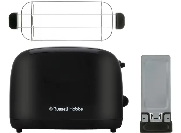 Тостер RUSSELL HOBBS Colours Plus 2S 26550-56, Страна регистрации бренда: Великобритания, Страна производитель: Китай, Доминирующий цвет: Черный - изображение 2