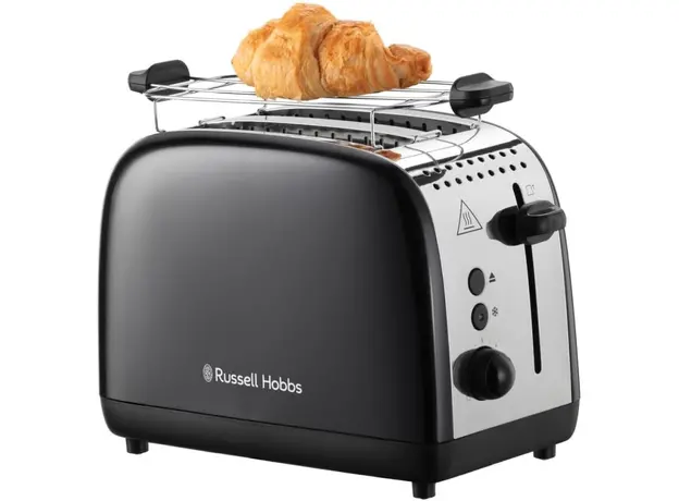 Тостер RUSSELL HOBBS Colours Plus 2S 26550-56, Страна регистрации бренда: Великобритания, Страна производитель: Китай, Доминирующий цвет: Черный - изображение 3