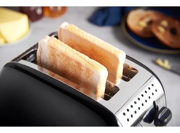 Тостер RUSSELL HOBBS Colours Plus 2S 26550-56, Страна регистрации бренда: Великобритания, Страна производитель: Китай, Доминирующий цвет: Черный - изображение 12