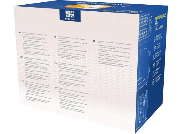 Тостер RUSSELL HOBBS Colours Plus 2S 26550-56, Страна регистрации бренда: Великобритания, Страна производитель: Китай, Доминирующий цвет: Черный - изображение 17