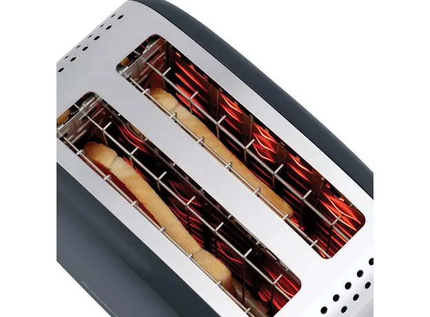 Тостер RUSSELL HOBBS Colours Plus 2S 26552-56, Страна регистрации бренда: Великобритания, Страна производитель: Китай, Доминирующий цвет: Серый - изображение 7