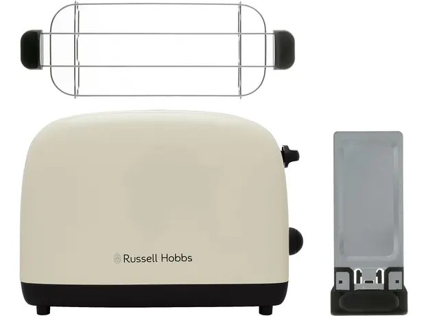 Тостер RUSSELL HOBBS Colours Plus 2S 26551-56, Страна регистрации бренда: Великобритания, Страна производитель: Китай, Доминирующий цвет: Белый - изображение 2