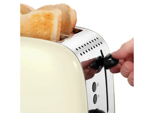 Тостер RUSSELL HOBBS Colours Plus 2S 26551-56, Страна регистрации бренда: Великобритания, Страна производитель: Китай, Доминирующий цвет: Белый - изображение 6