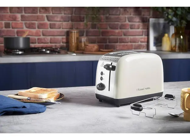 Тостер RUSSELL HOBBS Colours Plus 2S 26551-56, Страна регистрации бренда: Великобритания, Страна производитель: Китай, Доминирующий цвет: Белый - изображение 13