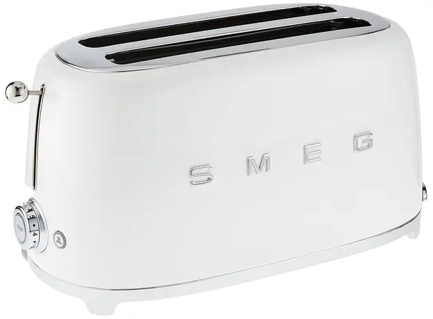 Тостер Smeg 50' Style White TSF02WHEU (8017709231125), Страна регистрации бренда: Италия, Страна производитель: Китай, Доминирующий цвет: Белый - изображение 4