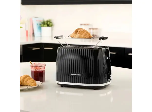 Тостер RUSSELL HOBBS Eden 2S 27371-56 Black, Страна регистрации бренда: Великобритания, Страна производитель: Китай, Доминирующий цвет: Черный - изображение 7