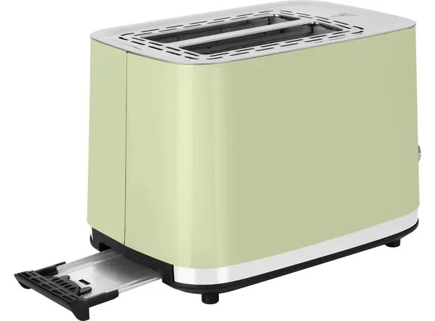 Тостер ECG Vintage ST2766 Olive, Страна регистрации бренда: Чехия, Страна производитель: Китай, Доминирующий цвет: Оливковый - изображение 4
