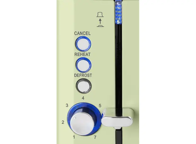 Тостер ECG Vintage ST2766 Olive, Страна регистрации бренда: Чехия, Страна производитель: Китай, Доминирующий цвет: Оливковый - изображение 8