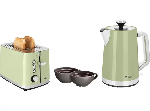 Тостер ECG Vintage ST2766 Olive, Страна регистрации бренда: Чехия, Страна производитель: Китай, Доминирующий цвет: Оливковый - изображение 9