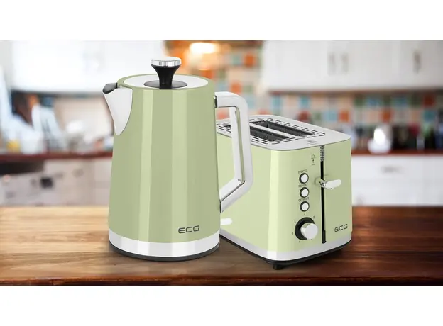 Тостер ECG Vintage ST2766 Olive, Страна регистрации бренда: Чехия, Страна производитель: Китай, Доминирующий цвет: Оливковый - изображение 15