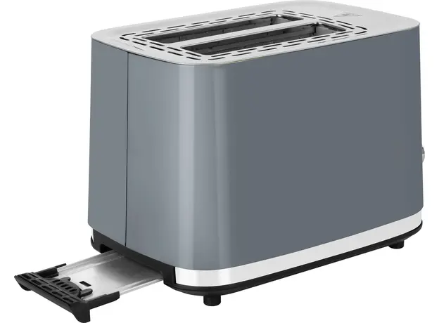 Тостер ECG Vintage ST2766 Scuro, Страна регистрации бренда: Чехия, Страна производитель: Китай, Доминирующий цвет: Серый - изображение 4