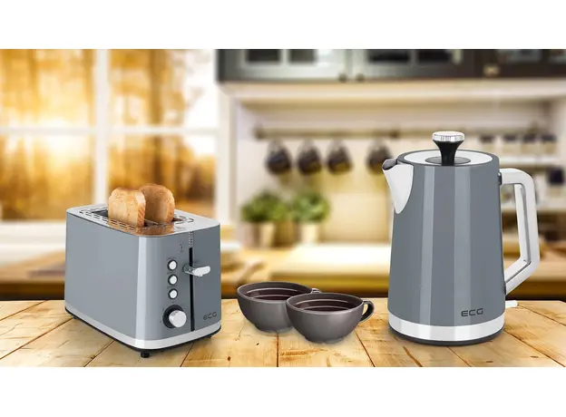 Тостер ECG Vintage ST2766 Scuro, Страна регистрации бренда: Чехия, Страна производитель: Китай, Доминирующий цвет: Серый - изображение 11