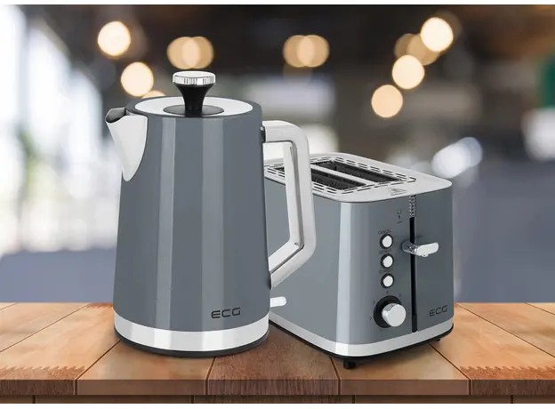 Тостер ECG Vintage ST2766 Scuro, Страна регистрации бренда: Чехия, Страна производитель: Китай, Доминирующий цвет: Серый - изображение 15