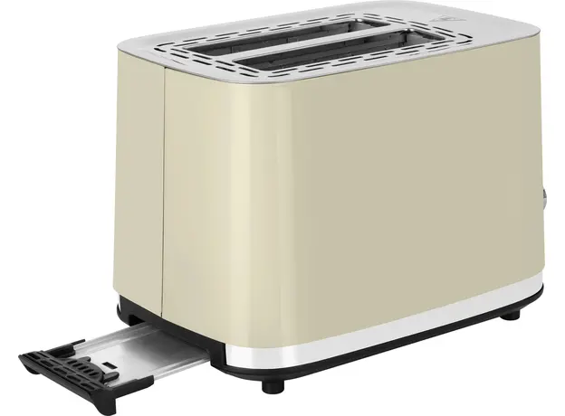 Тостер ECG Vintage ST2766 Vanilla, Страна регистрации бренда: Чехия, Страна производитель: Китай, Доминирующий цвет: Бежевый - изображение 4