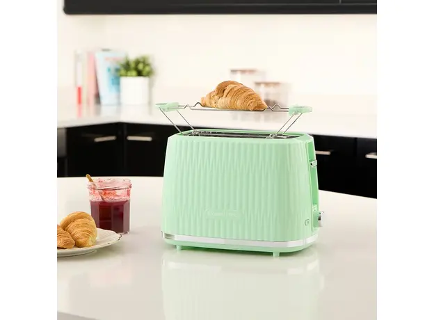Тостер RUSSELL HOBBS Eden 2S 27374-56 Pistachio, Страна регистрации бренда: Великобритания, Страна производитель: Китай, Доминирующий цвет: Фисташковый - изображение 7