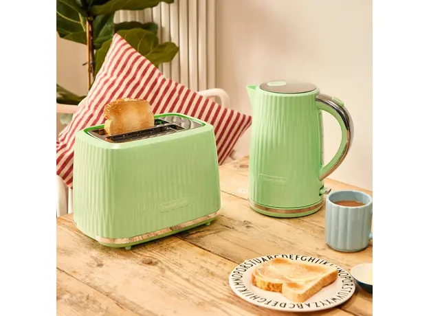 Тостер RUSSELL HOBBS Eden 2S 27374-56 Pistachio, Страна регистрации бренда: Великобритания, Страна производитель: Китай, Доминирующий цвет: Фисташковый - изображение 8