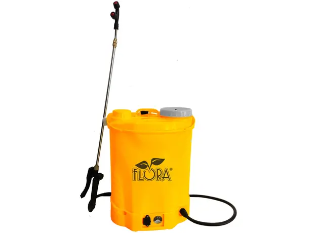 Аккумуляторный (электрический) опрыскиватель Flora 12л (5001514) 