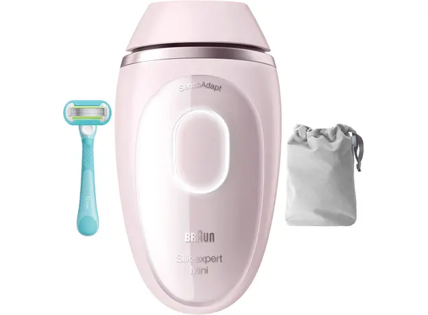 Фотоэпилятор Braun Silk Expert Mini PL1111 + Бритва Gillette Venus Extra Smooth + Косметичка (8700216937375) 