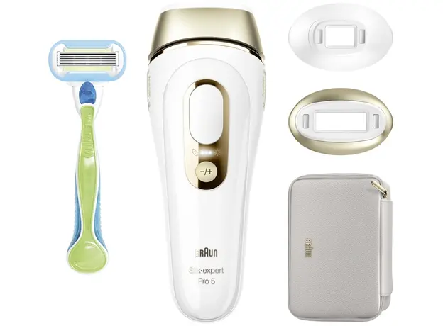 Фотоэпилятор Braun Silk Expert Pro 5 PL5152 + Бритва Gillette Venus Extra Smooth (7500435238366) 