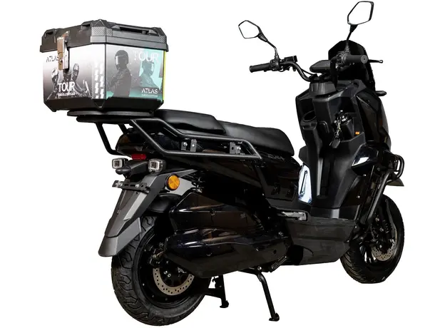 Электроскутер Atlas Tour Box 2000W Black (3182), Цвет: Черный - изображение 4