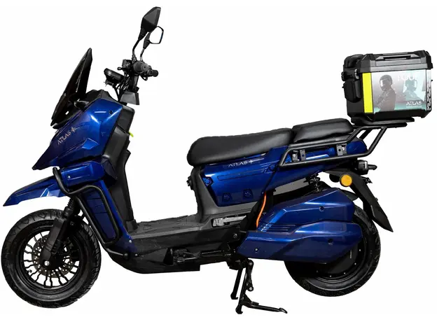 Электроскутер Atlas Tour Box 2000W Cyan Blue (3183) - изображение 3