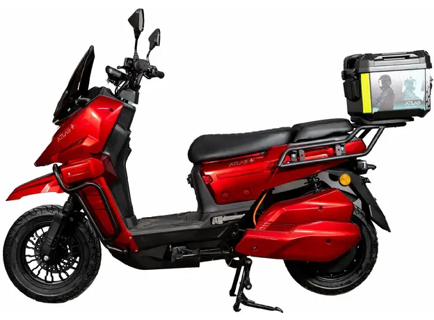 Электроскутер Atlas Tour Box 2000W Red (3185), Цвет: Красный - изображение 2